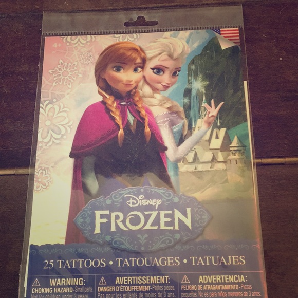 Disney Accessories Disneys Frozen Temporary Tattoos Poshmark